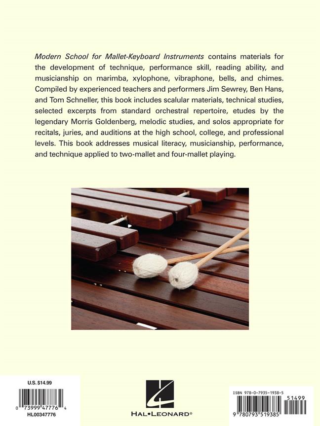 Modern School For Xylophon, Marimba  - noty pro Xylophone