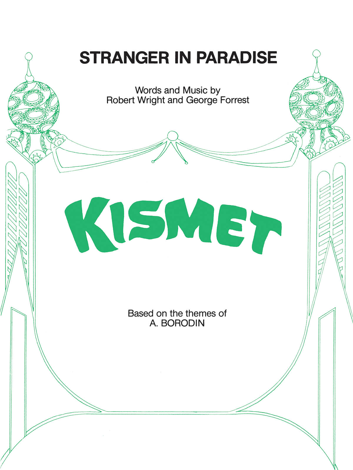 Stranger In Paradise (From 'Kismet') - noty pro zpěv, klavír s akordy pro kytaru