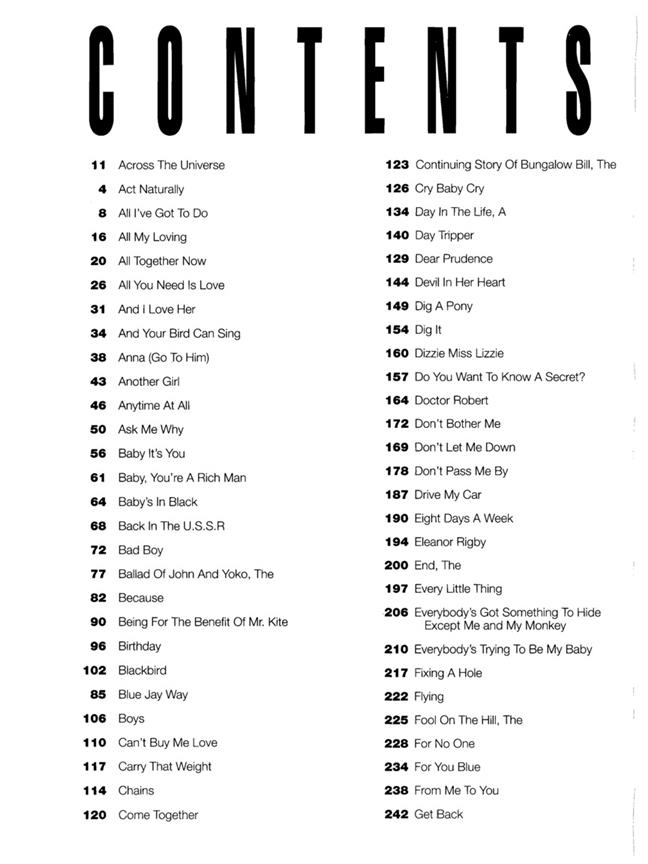 The Beatles Complete - Volume 1 - noty pro zpěv, klavír s akordy pro kytaru