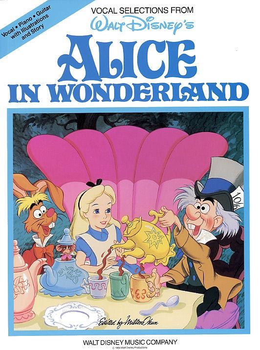 Alice In Wonderland  - noty pro zpěv, klavír s akordy pro kytaru