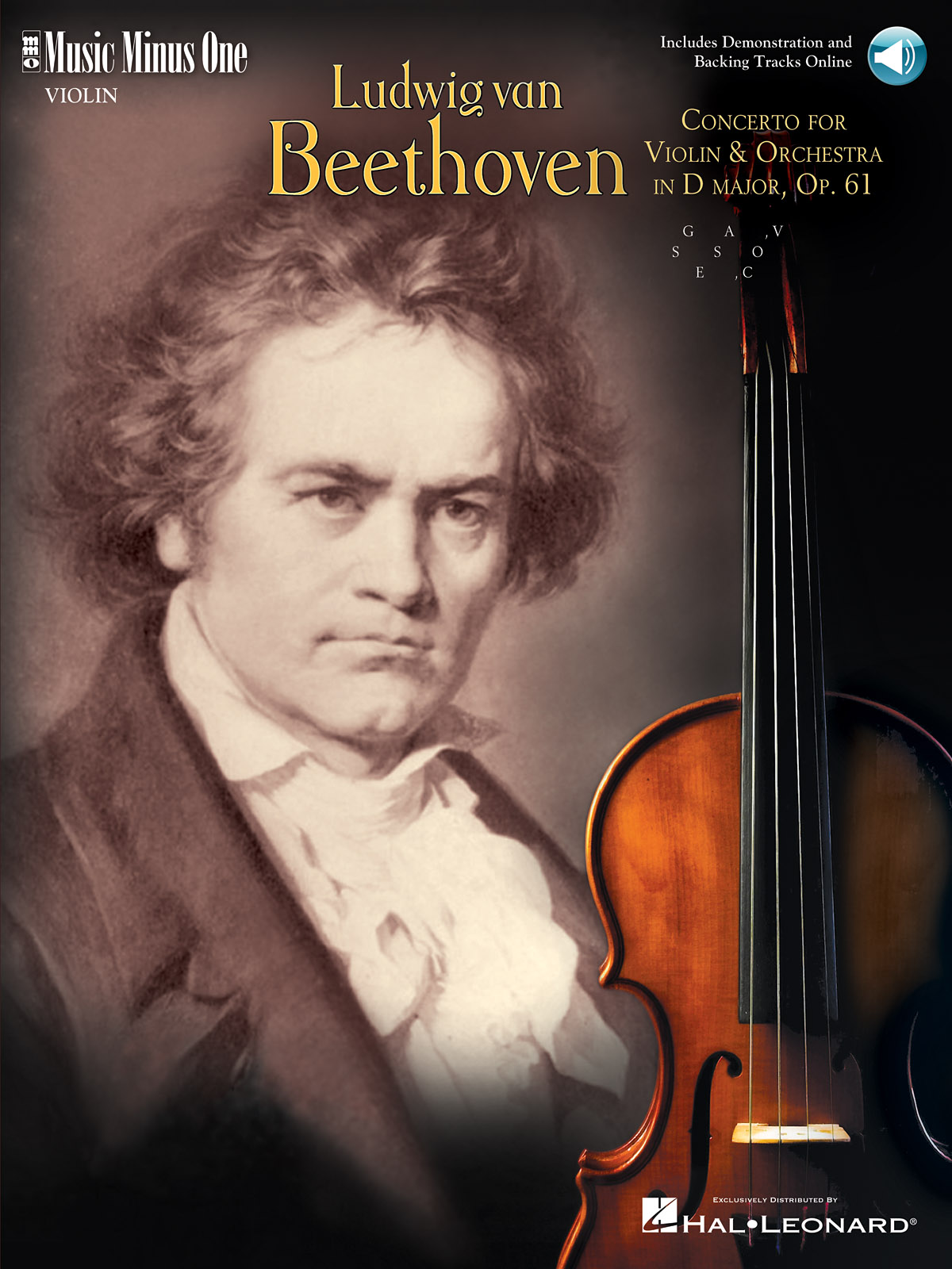 Violin Concerto in D Major, Op. 61 - 2-CD Set noty pro sólové housle