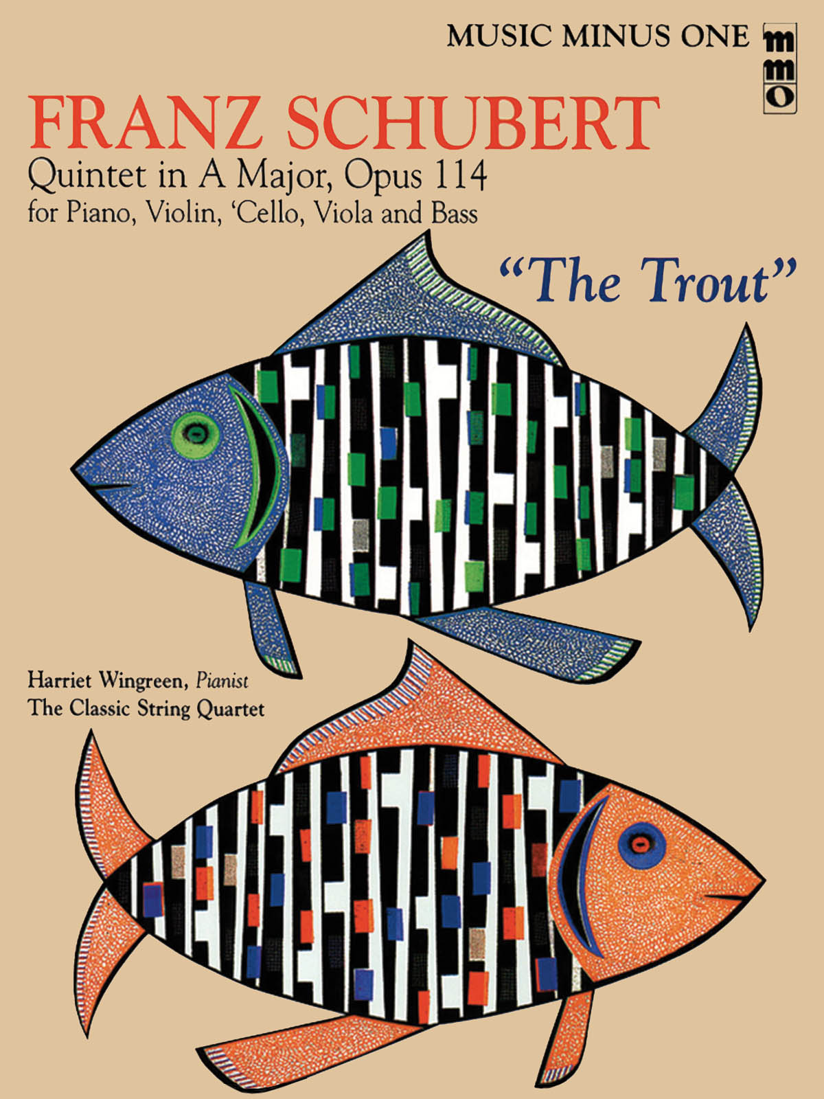Quintet in A Major, Op. 114 or The Trout - Music Minus One Viola - pro violu