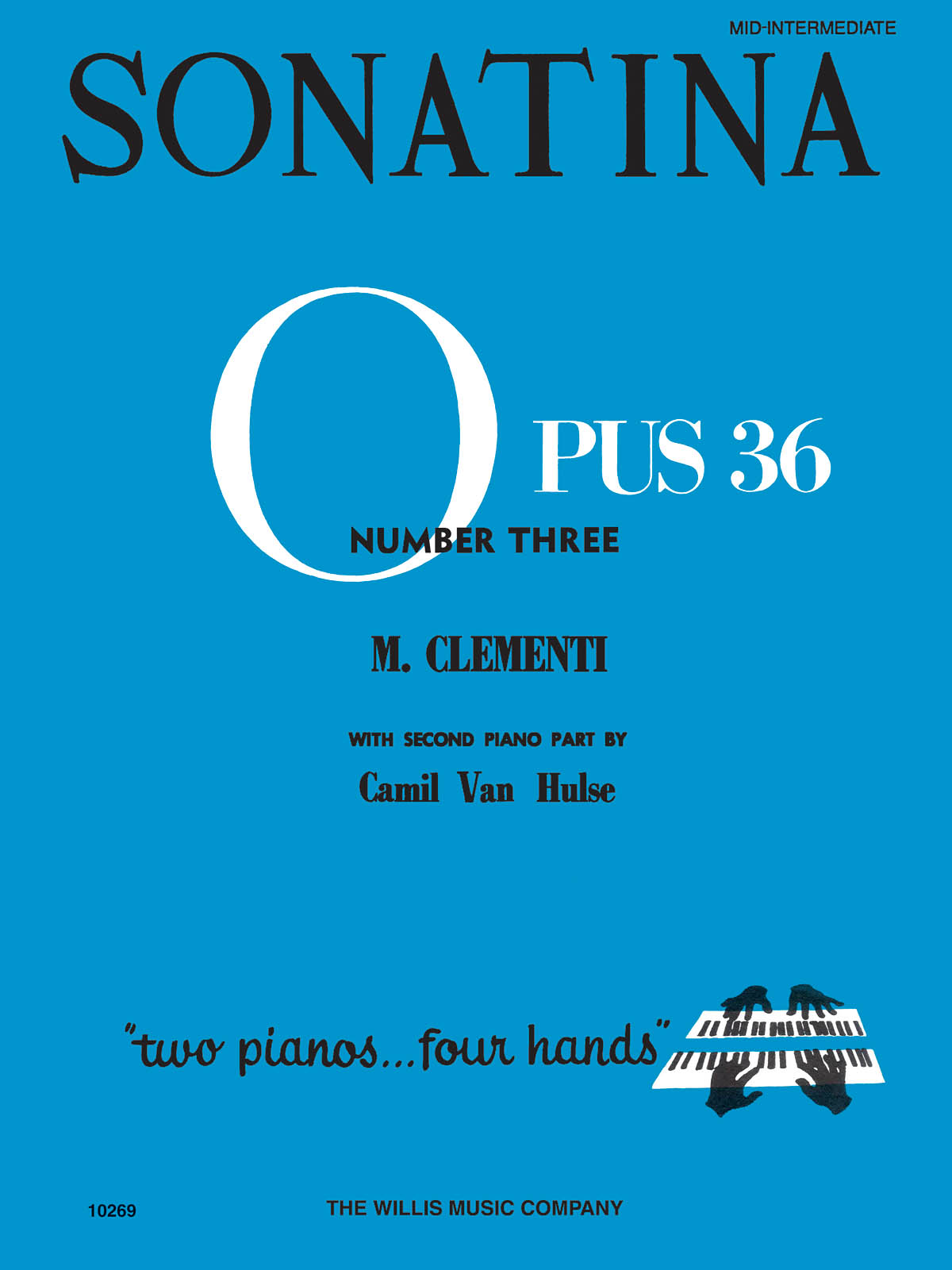 Sonatina Op. 36, No. 3 - 2 Pianos, 4 Hands/Mid-Intermediate Level - pro klavír