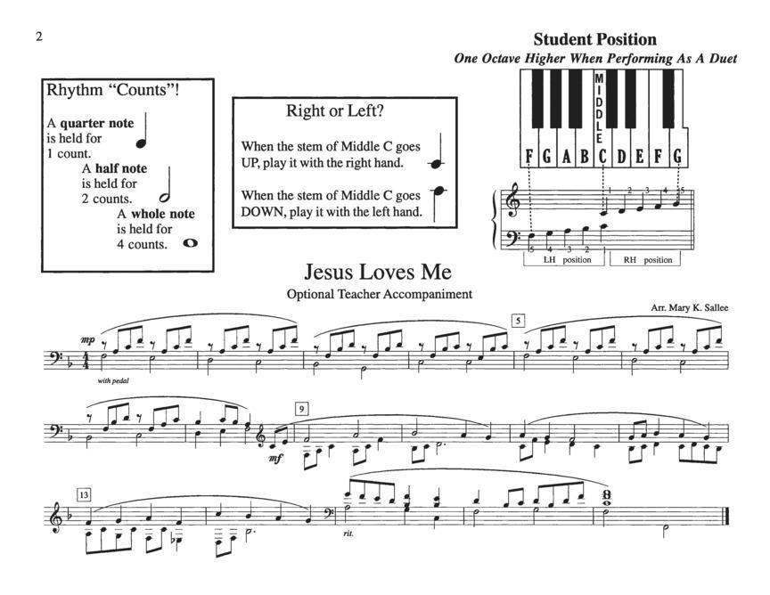 Teaching Little Fingers to Play Hymns - Early Elementary Level učebnice pro klavír