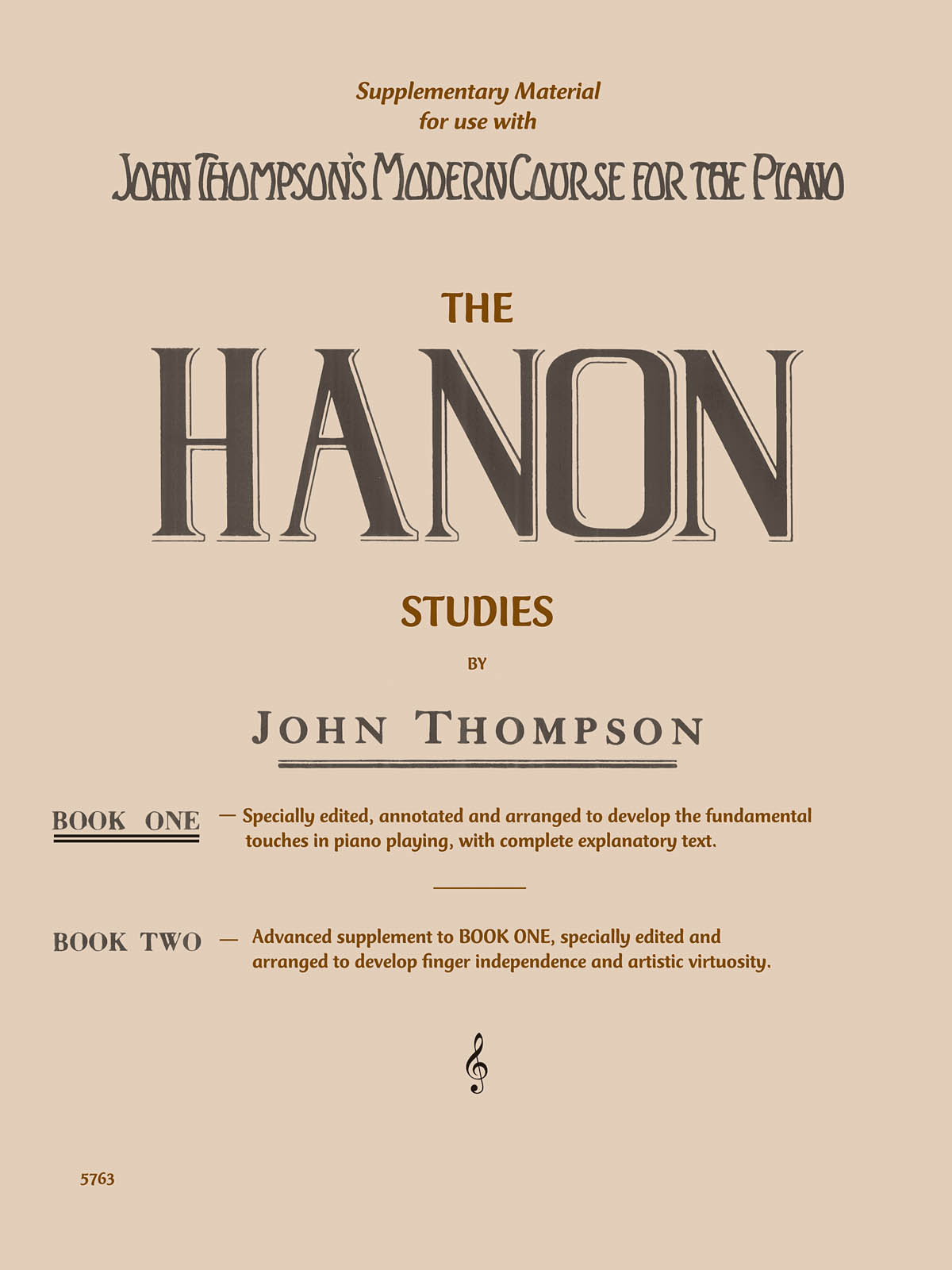 John Thompson's Hanon Studies Book 1 - pro klavír