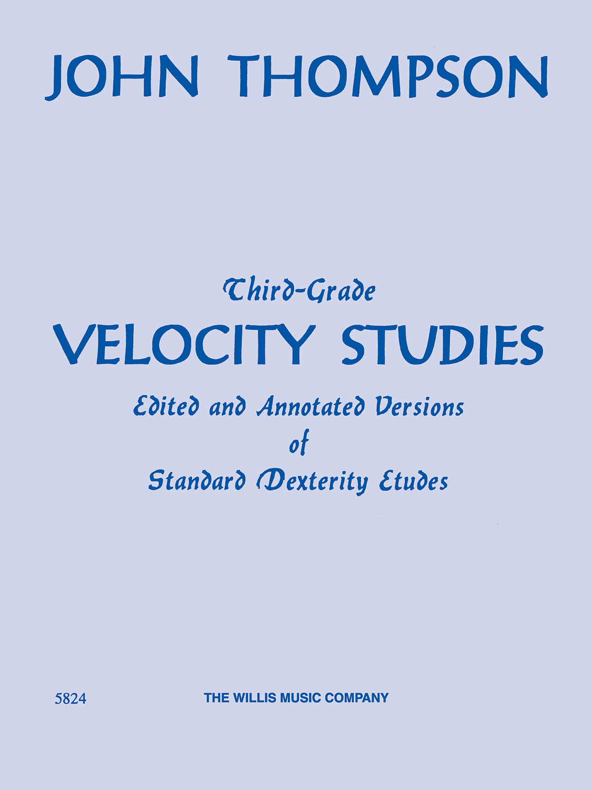 Third Grade Velocity Studies - noty na klavír