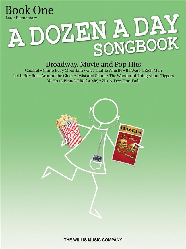 A Dozen A Day Songbook - Book 1 - základní až středně pokročilá úroveň pro klavír