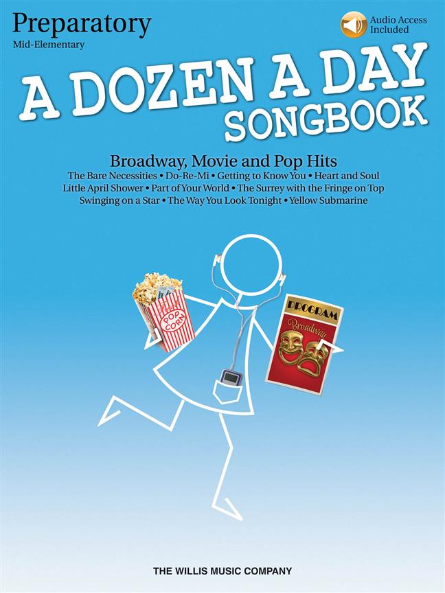 A Dozen A Day Songbook: Piano - Přípravná kniha pro hráče na klavír