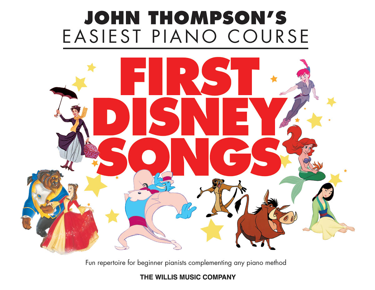 Thompson's Easiest Piano C. First Disney Songs  - známé skladby na klavír