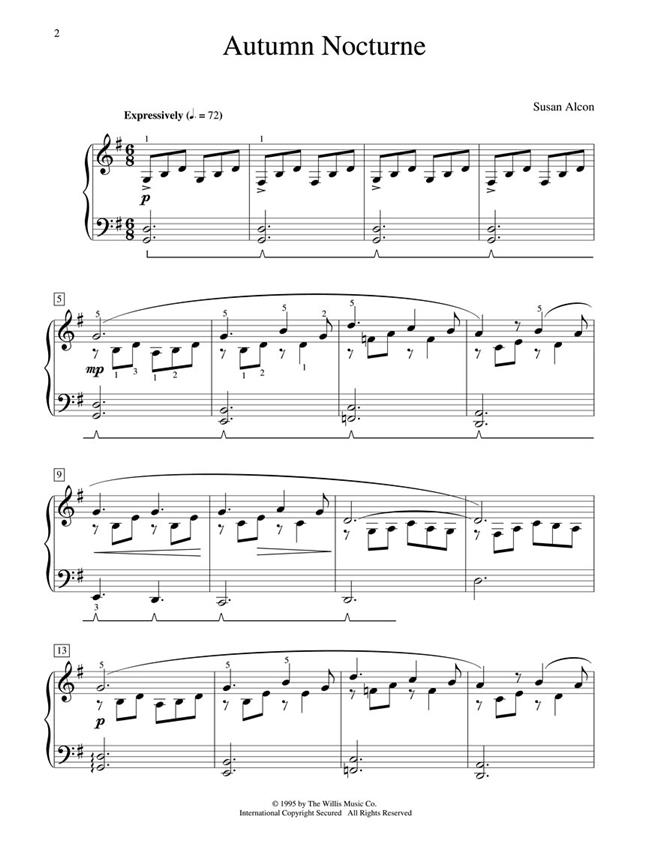Autumn Nocturne - Early Intermediate Level