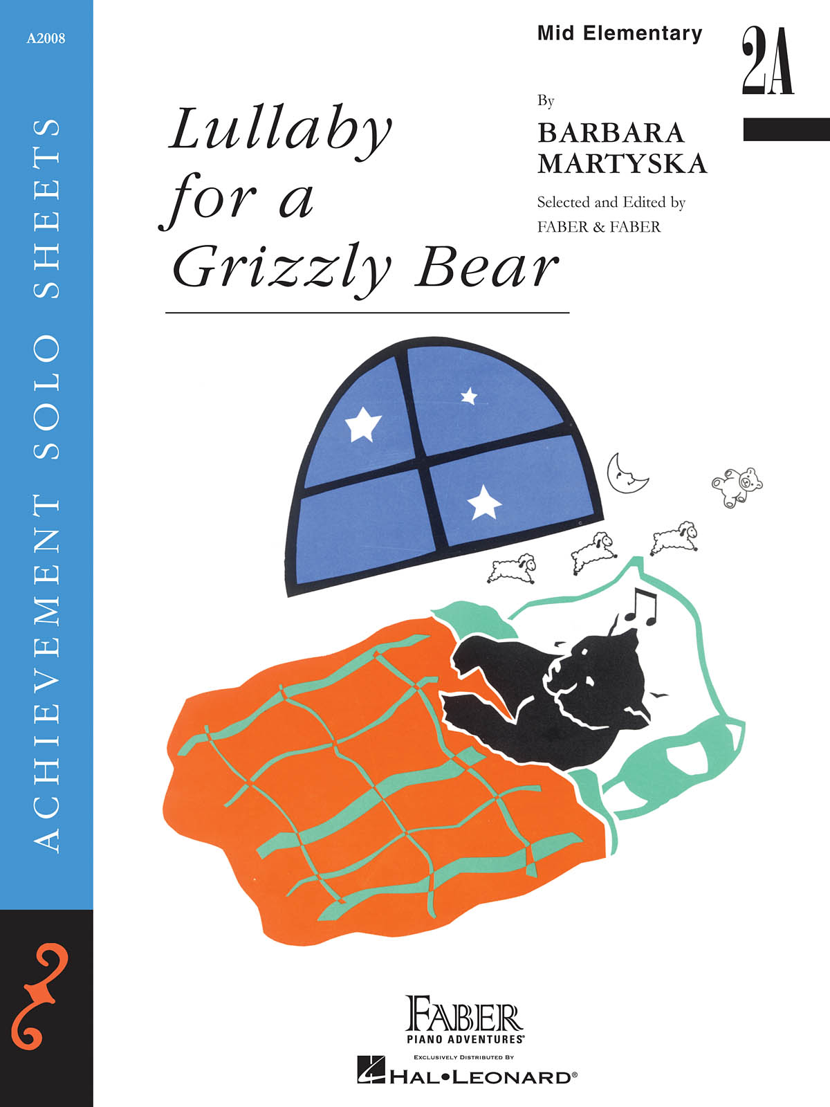 Lullaby for a Grizzly Bear - Mid-Elementary-Level 2A Piano Solo - sólo klavír