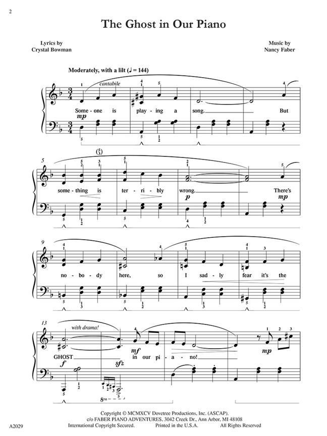 The Ghost in Our Piano - Late Intermediate-Level 5 - noty na klavír