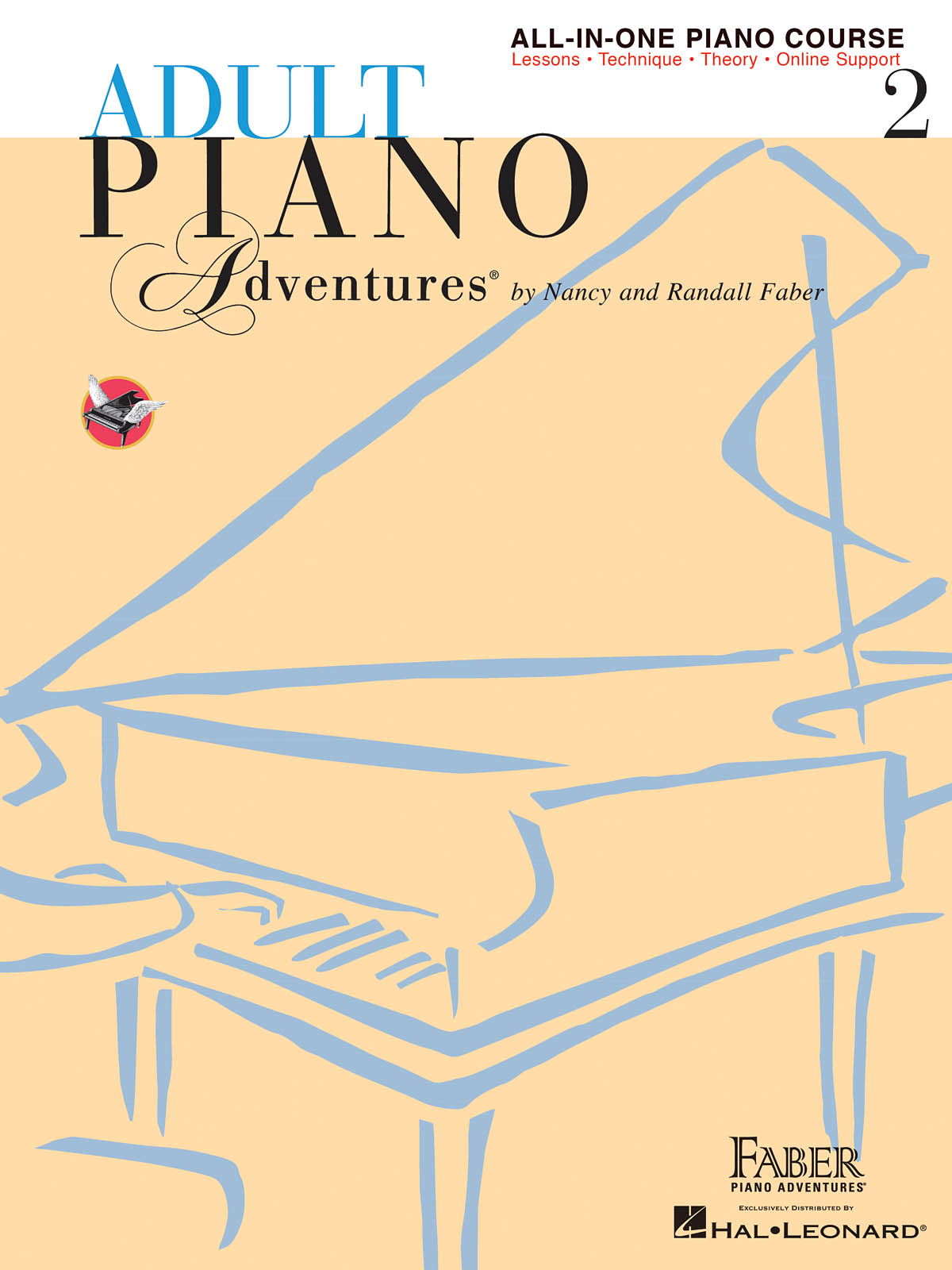 Adult Piano Adventures All-in-One Lesson Book 2 - Spiral Bound