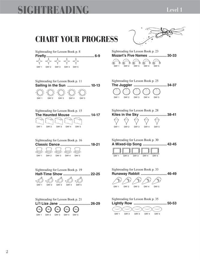 Piano Adventures Level 1 - Sightreading Book