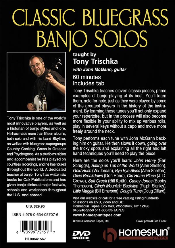Classic Bluegrass Banjo Solos - pro banjo