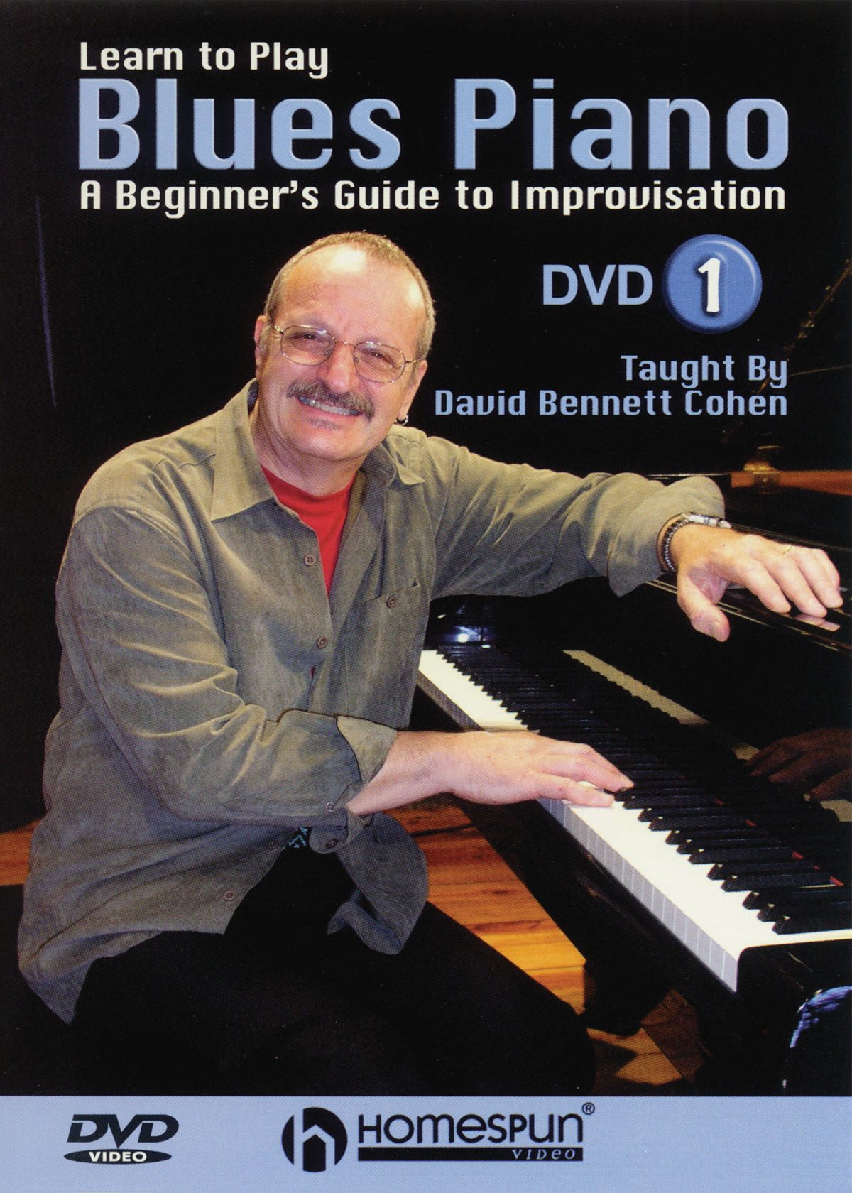 Learn to Play Blues Piano -  - DVD 1 - hráče na klavír