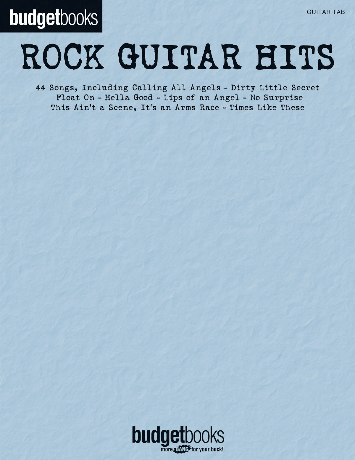 Budgetbooks: Rock Guitar Hits pro kytaru