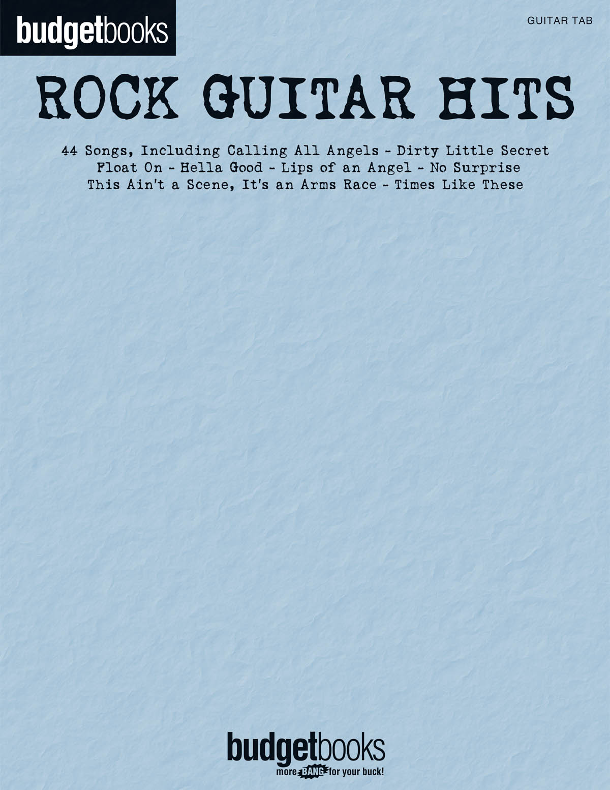 Budgetbooks: Rock Guitar Hits pro kytaru