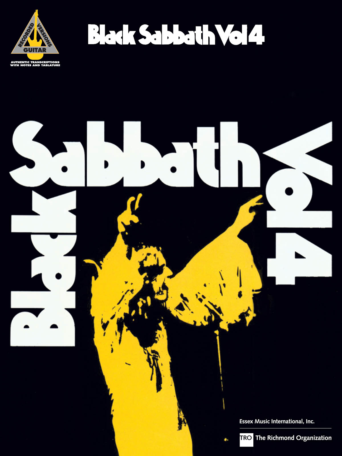 Black Sabbath Volume 4: Guitar Recorded Version - noty na kytaru