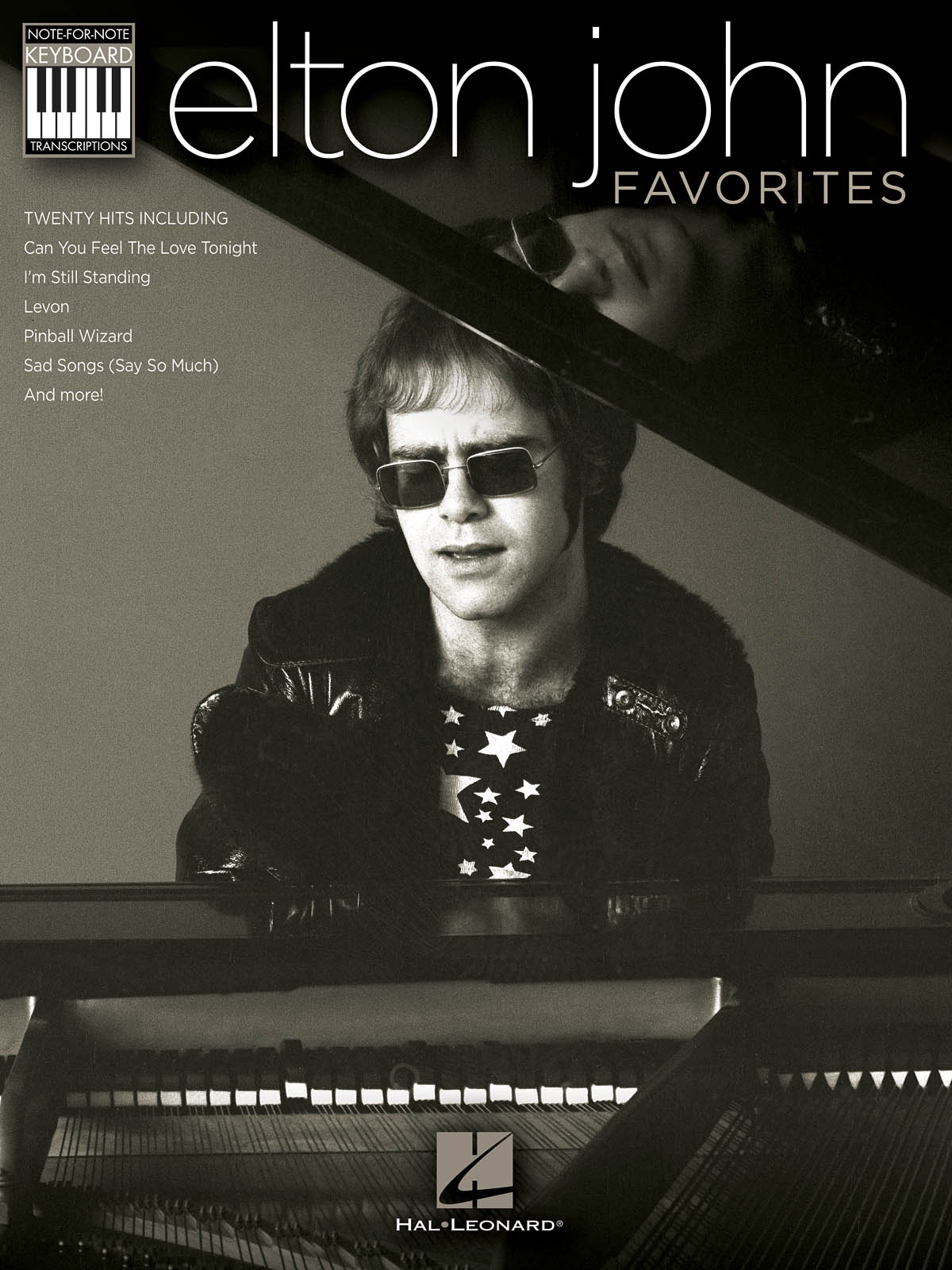 Elton John: Favourites - Note-for-Note Keyboard Transcriptions - noty pro zpěv, klavír s akordy pro kytaru