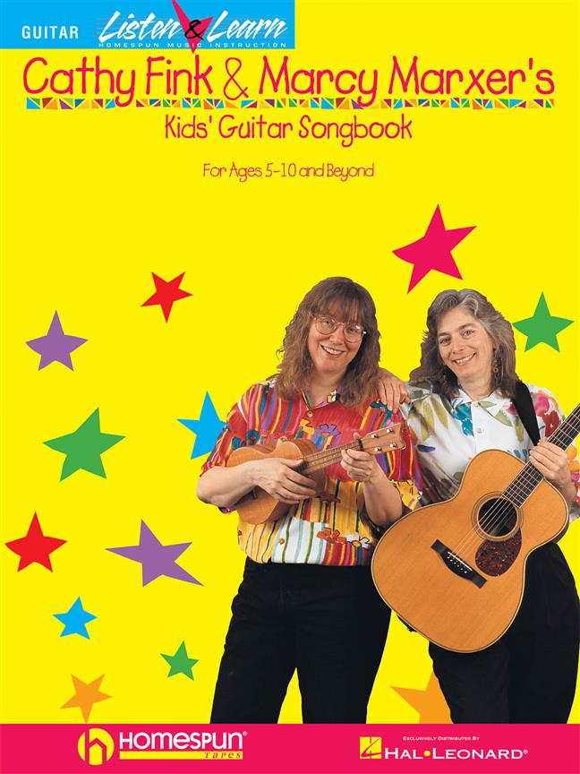 Cathy Fink And Marcy Marxer's Kids'  Guitar Songbook Book/Cd