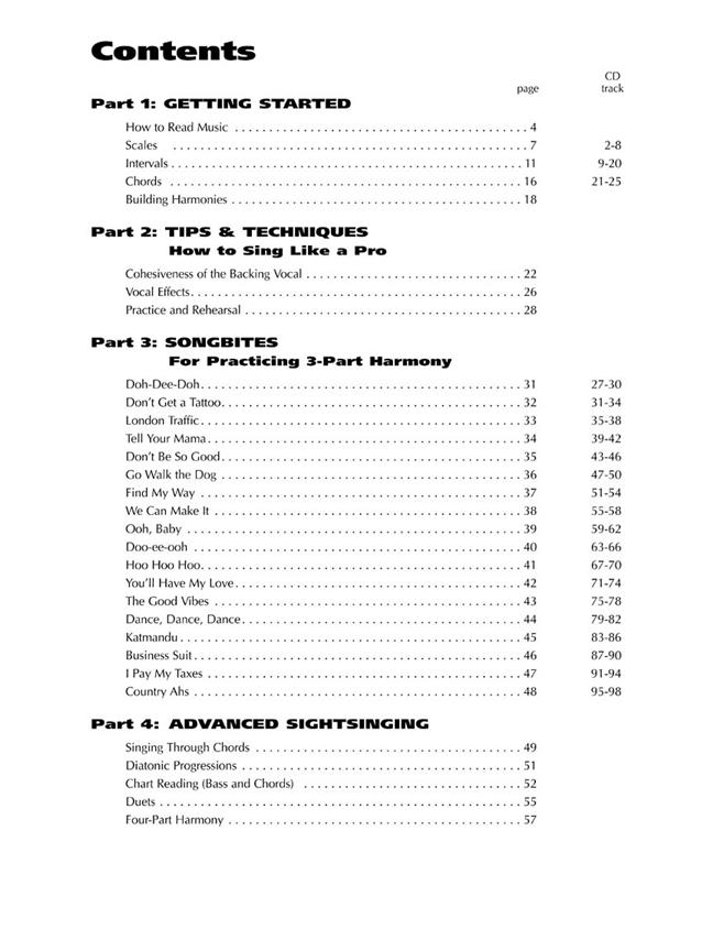 Harmony Vocals (The Essential Guide) - písně pro děti a klavír