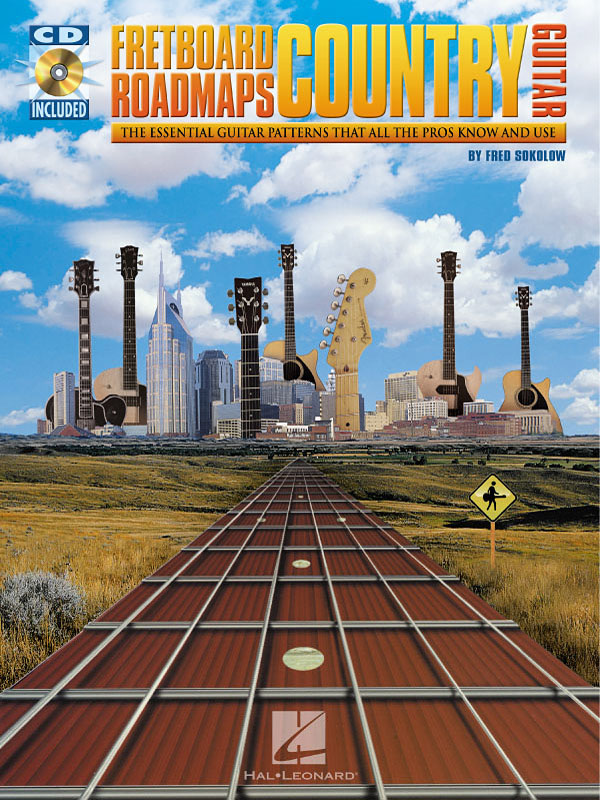 Fretboard Roadmaps Country Guitar - noty na kytaru