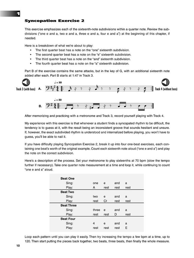 Groove Mastery - The Bassists Guide to Time, Feel and Rhythm - noty pro basovou kytaru