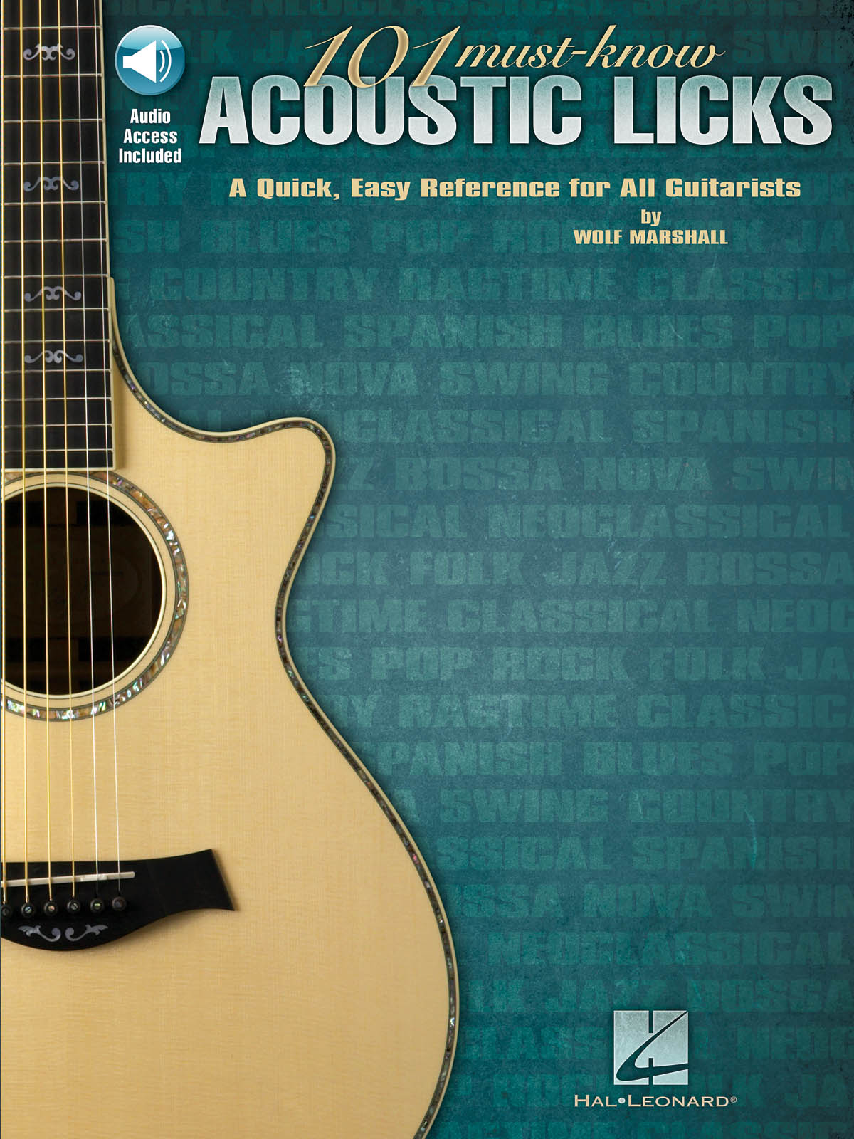 101 Must-Know Acoustic Licks - A Quick, Easy Reference for All Guitarists - pro kytaru