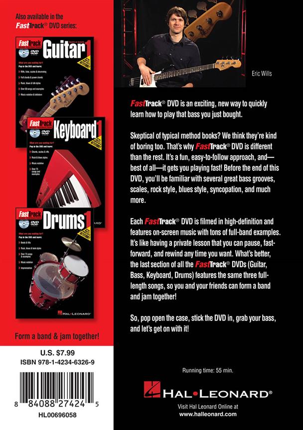 FastTrack - Bass Method 1 - DVD - noty pro basovou kytaru