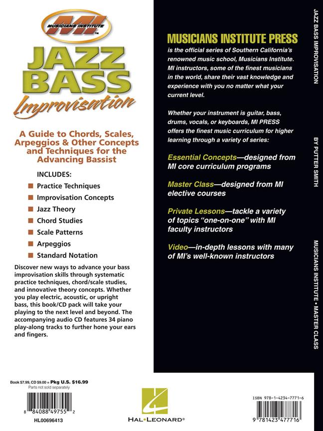 Jazz Bass Improvisation - noty pro basovou kytaru