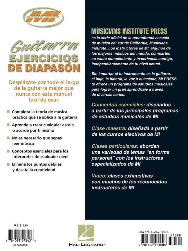Guitarra Ejercicios de Diapason (ESP) - Un sistema completo para enterder el diapasón - pro kytaru