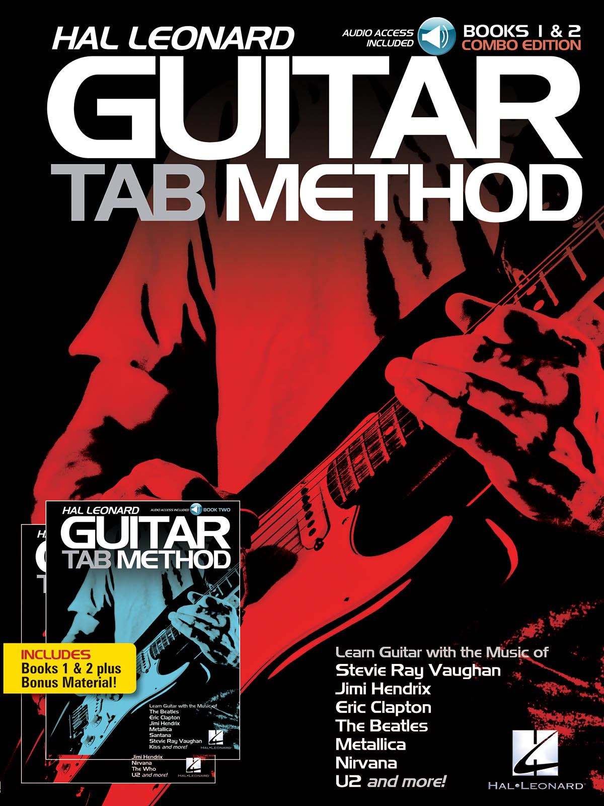 Hal Leonard Guitar TAB Method Books 1 & 2 - učebnice hry na kytaru