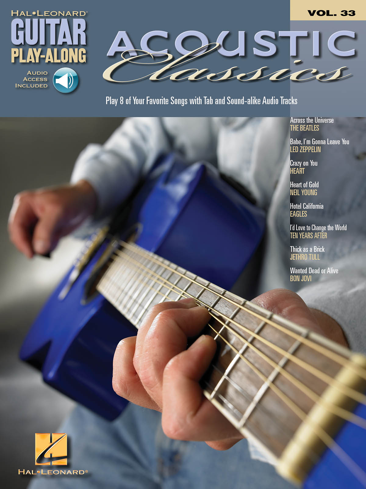 Acoustic Classics - Guitar Play-Along Volume 33