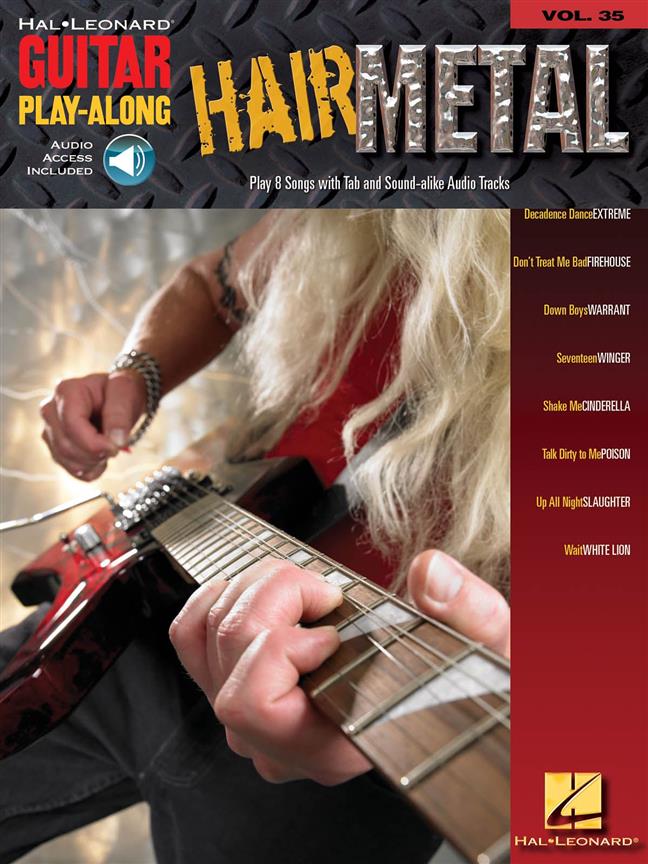 Hair Metal - Guitar Play-Along Volume 35
