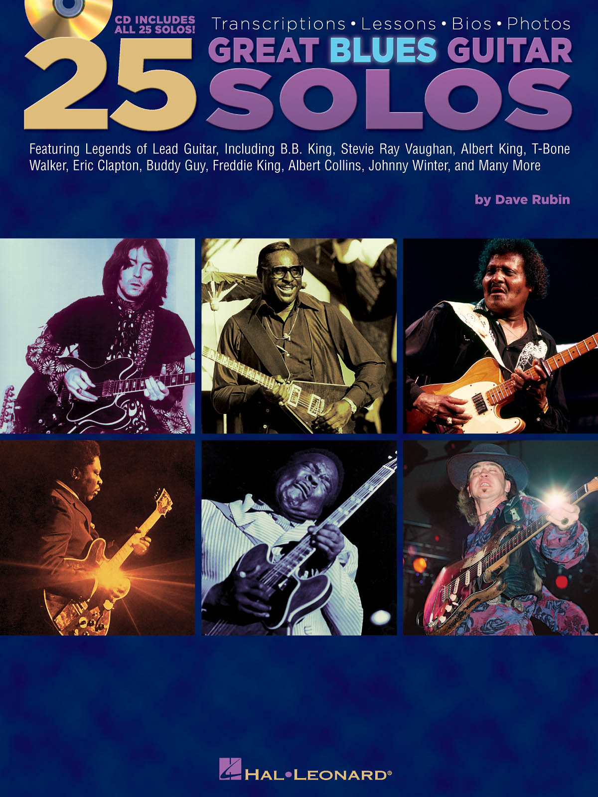 25 Great Blues Guitar Solos  - noty na kytaru