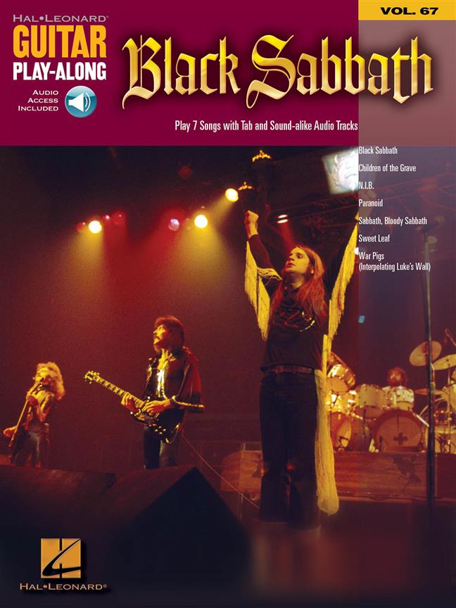 Black Sabbath - Guitar Play-Along Volume 67