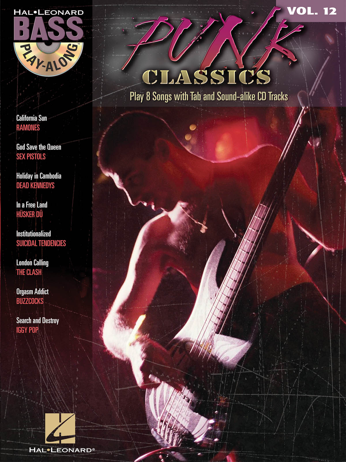Punk Classics  - Bass Play-Along Volume 12 - noty na basovou kytaru