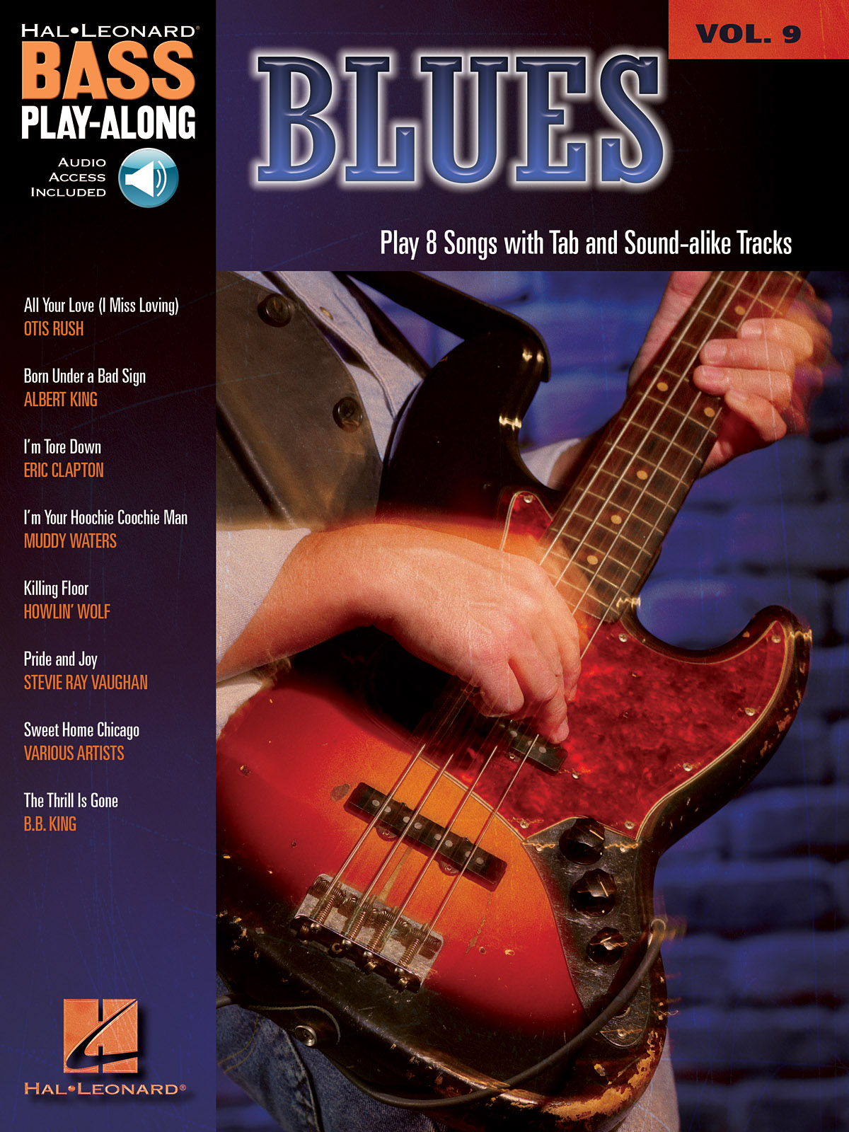 Blues - Bass Play-Along Volume 9 - noty pro baskytaru