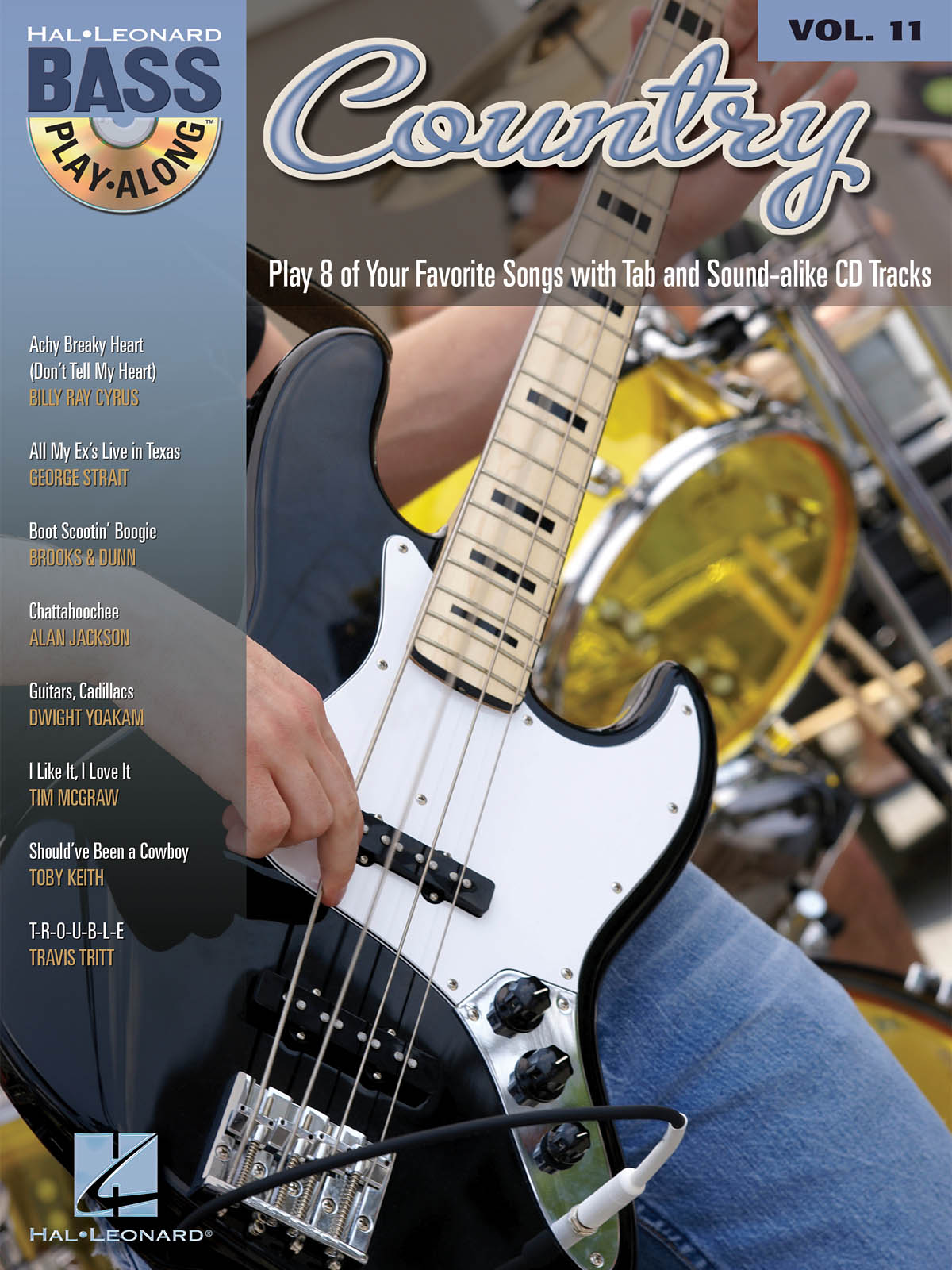 Country - Bass Play-Along Volume 11 - noty pro baskytaru