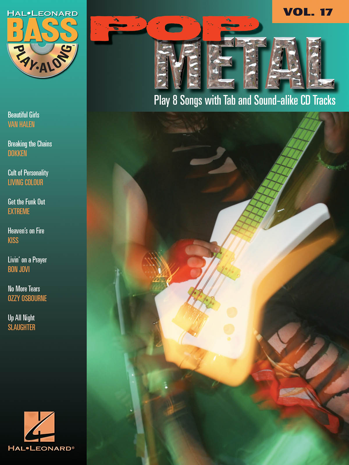 Pop Metal - Bass Play-Along Volume 17 - noty pro basovou kytaru