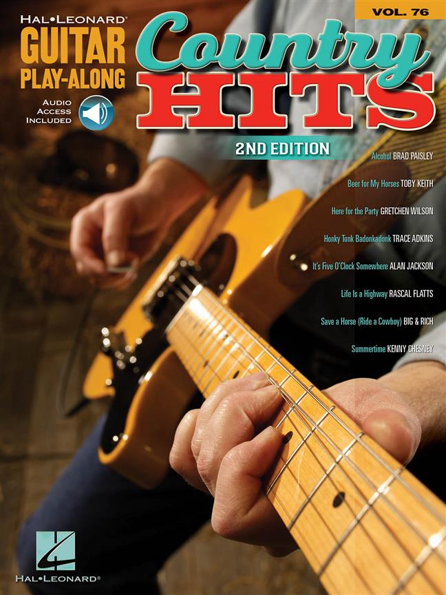 Country Hits - Guitar Play-Along Volume 76