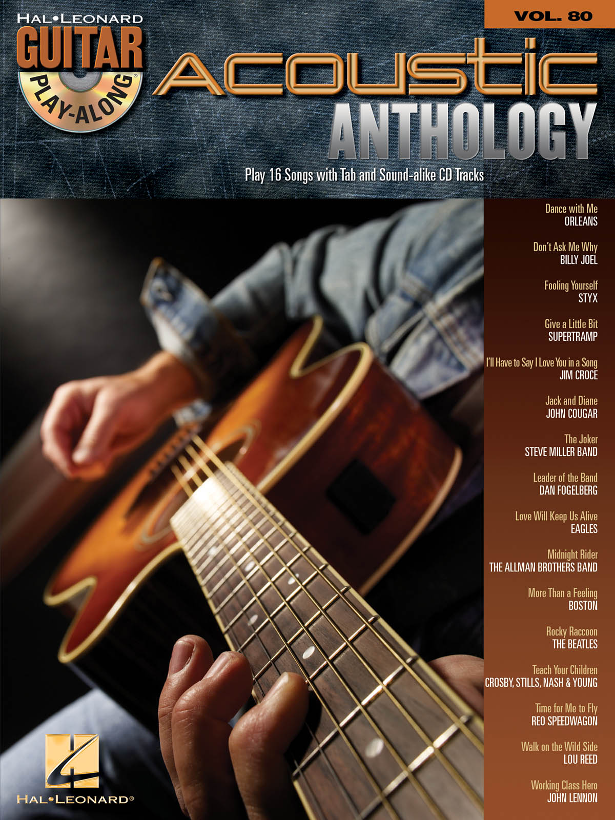 Acoustic Anthology - Guitar Play-Along Volume 80
