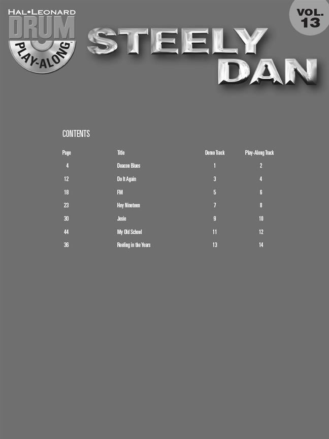 13. Steely Dan - Drum Play-Along Volume 13 - noty na bicí