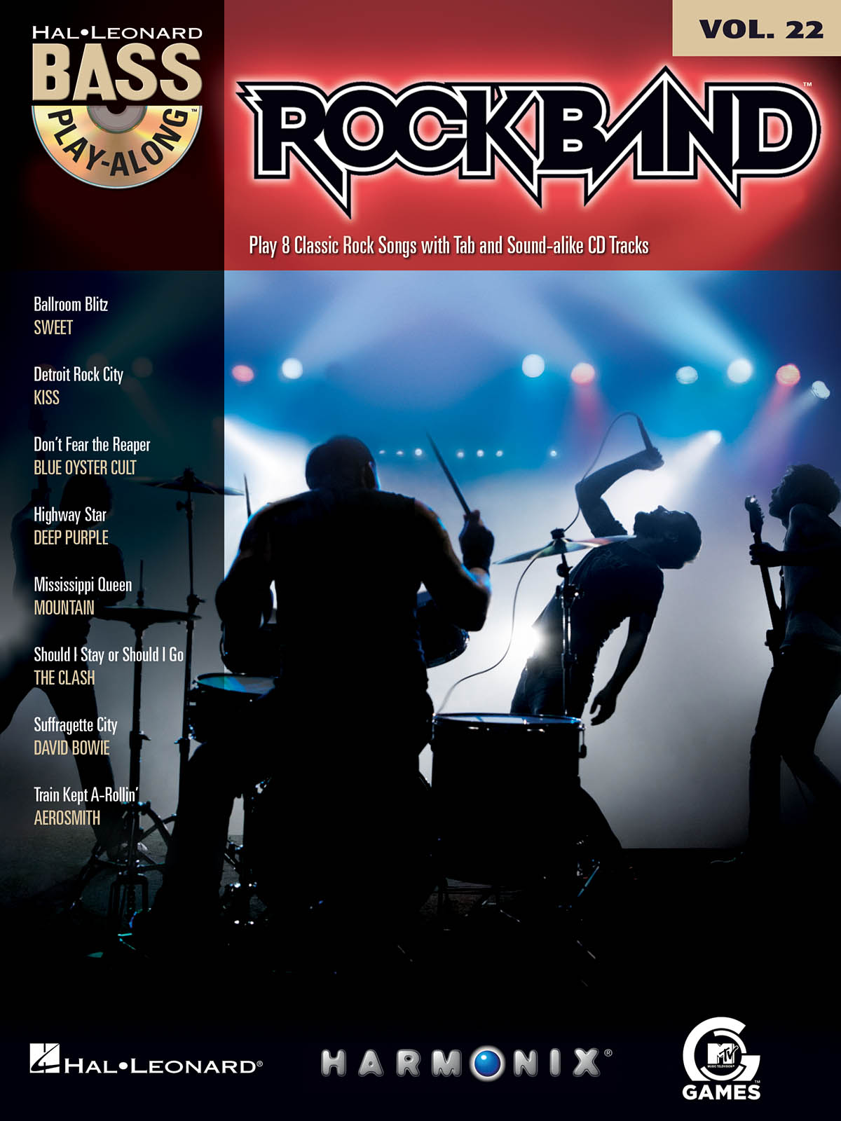 Rock Band  - Bass Play-Along Volume 22 - noty pro baskytaru