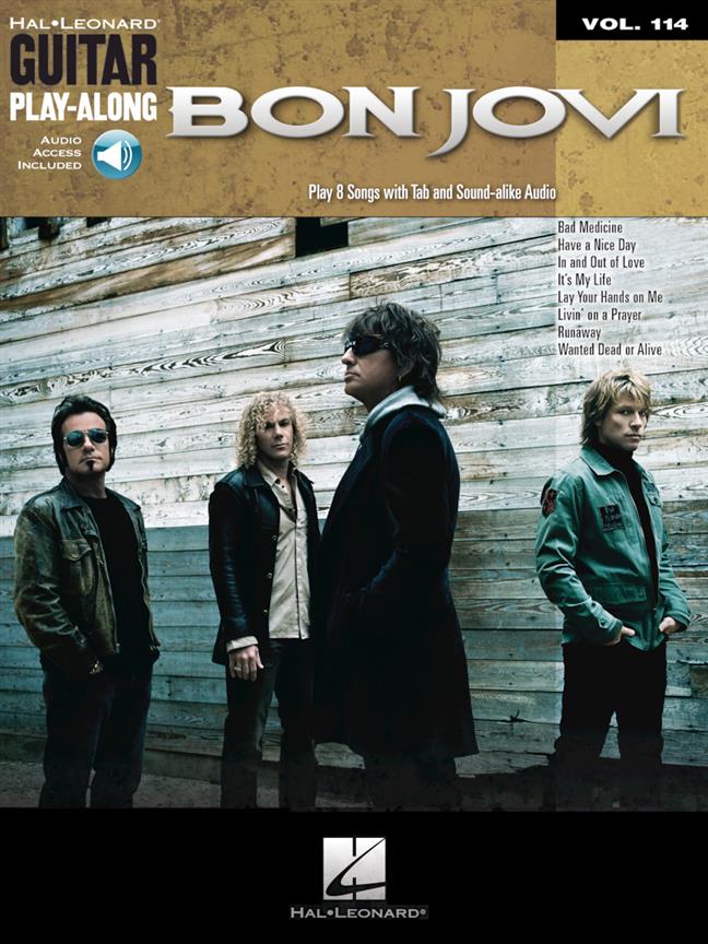 Bon Jovi - Guitar Play-Along Volume 114