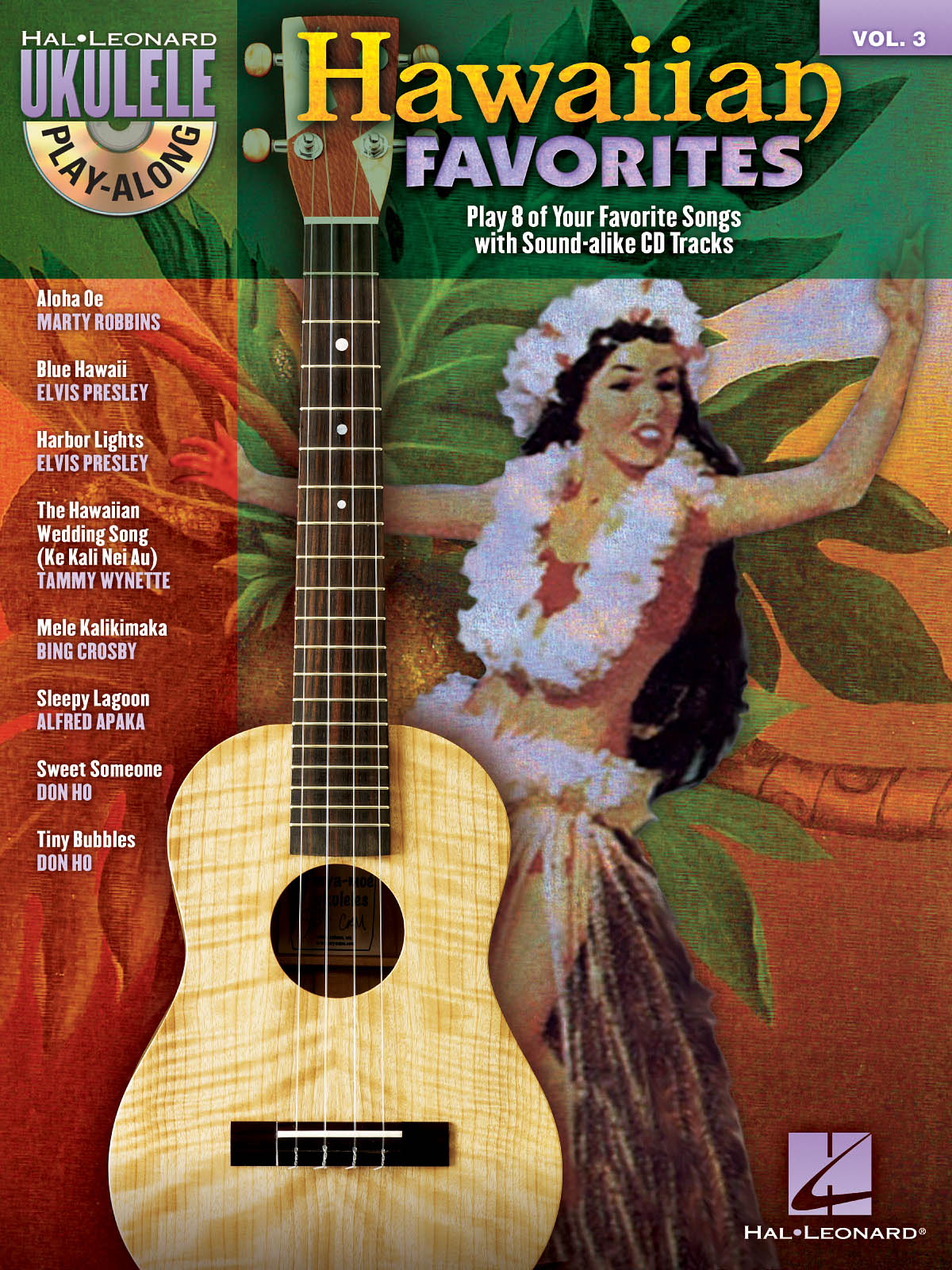 Hawaiian Favorites - Ukulele Play-Along Volume 3 písně pro ukulele