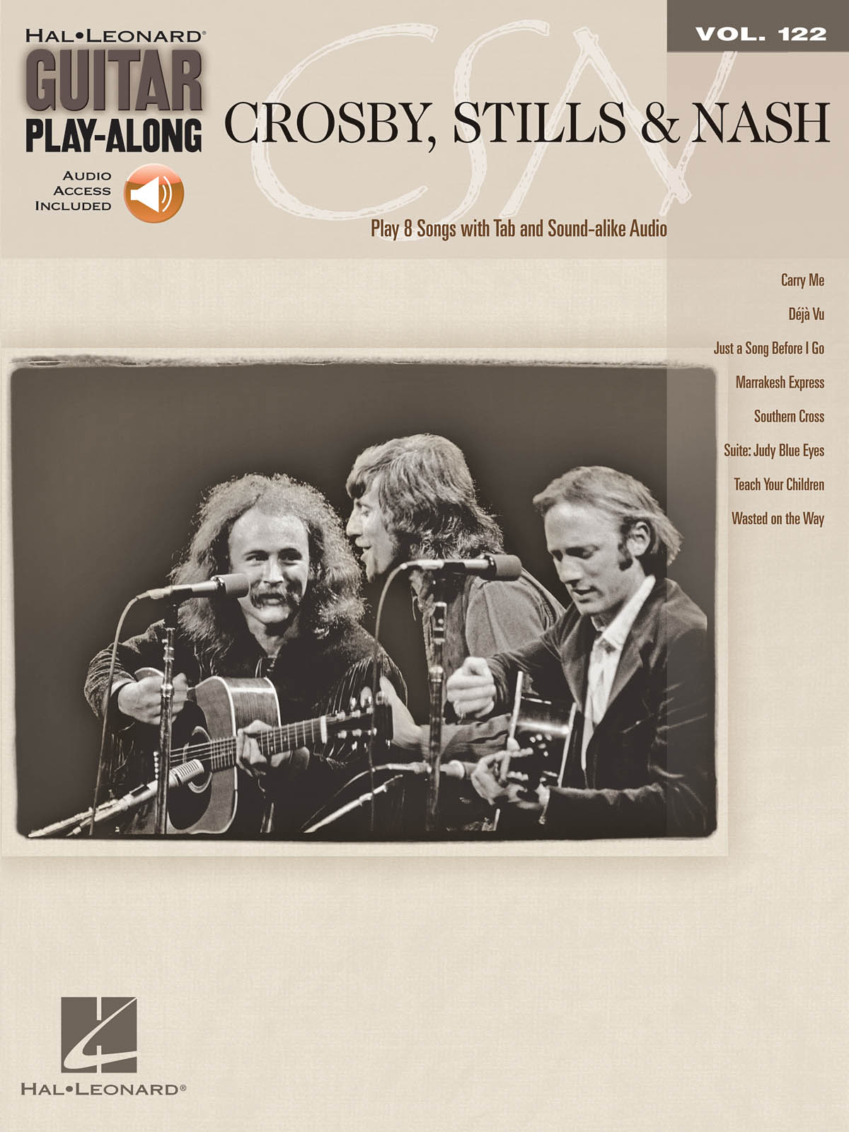 Crosby, Stills & Nash - Guitar Play-Along Volume 122