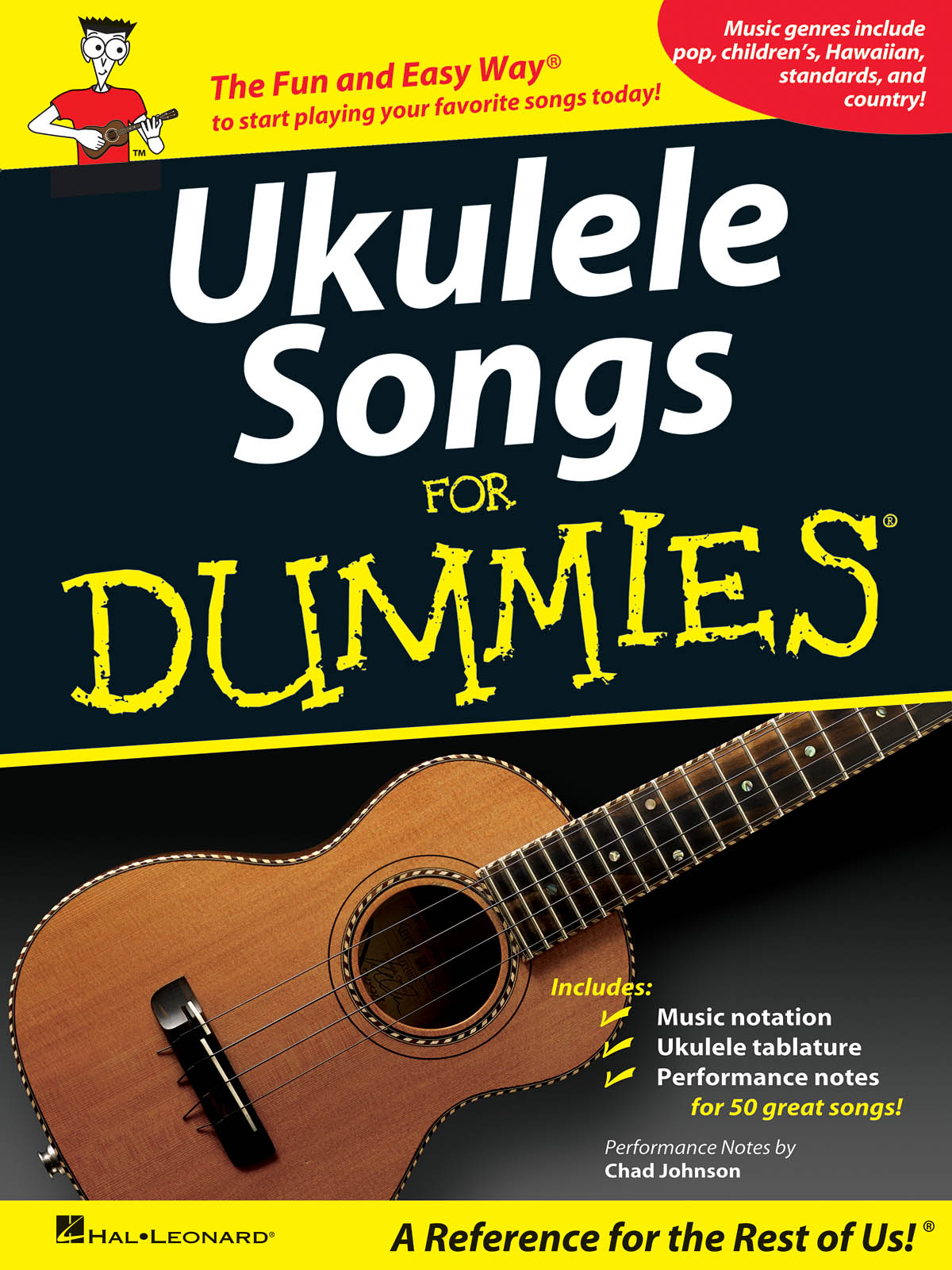 Ukulele Songs for Dummies písně pro ukulele