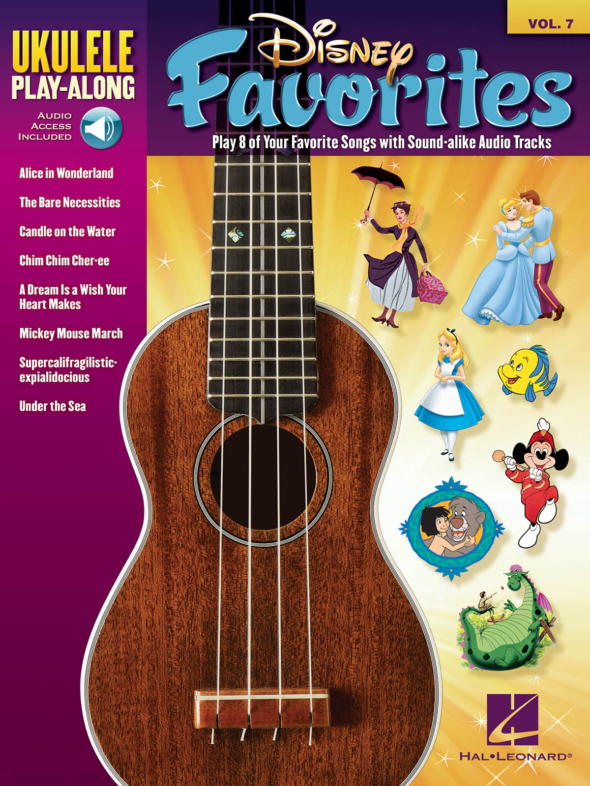 Disney Favorites - Ukulele Play-Along Volume 7  písně pro ukulele